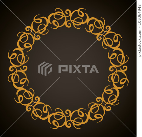 Vignette. Vector drawing 109364948