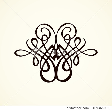 Vignette. Vector drawing Vignette. Vector drawing 109364956
