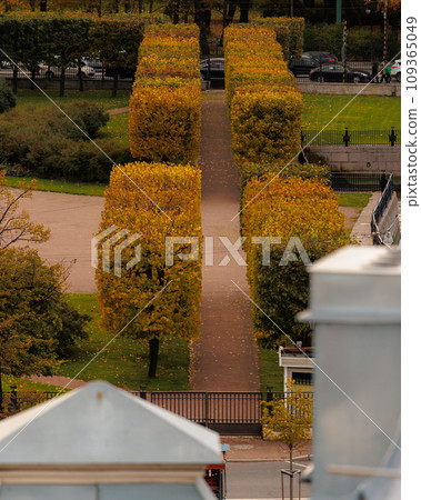 urban landscape, view of embankments and roofs of large metropolis. urban landscape, view of embankments and roofs of large metropolis. 109365049