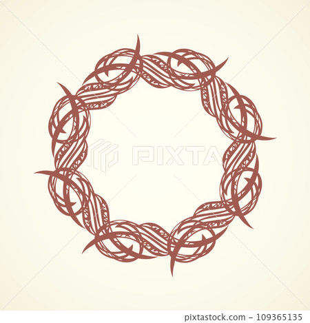 Vignette. Vector drawing 109365135