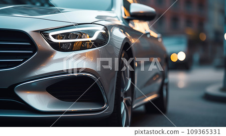 view of bumper maina with headlights closeup with headlights 109365331