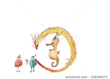 New Year's material, Year of the Dragon, Dragon's spawn New Year's material, Year of the Dragon, Dragon's spawn 109366872