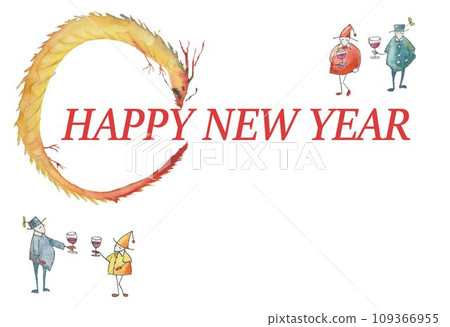 New Year's material, Year of the Dragon, Dragon's spawn New Year's material, Year of the Dragon, Dragon's spawn 109366955