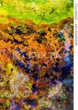 Algae bloom with multiple layers and colors background asset 109367711