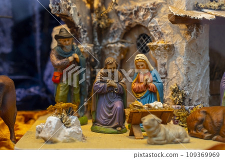 瑞士，耶穌誕生，馬廄，聖誕節，スイス、イエスが生まれた、馬廄、クリスマス、Jesus 109369969