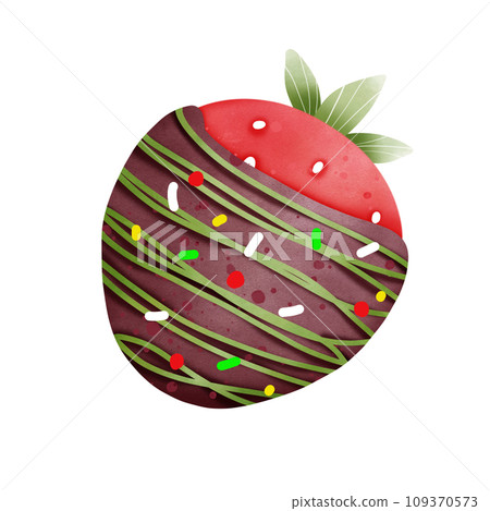 Chocolate covered strawberry  109370573