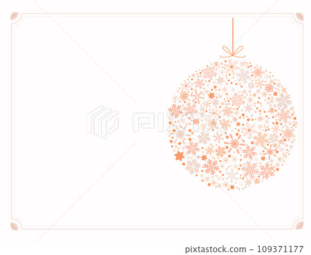 Antique frame material with snowflake ornament design 1 Antique frame material with snowflake ornament design 1 109371177