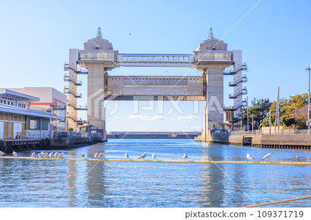 Numazu Port Large Observation Water Gate View [Shizuoka Prefecture] 109371719
