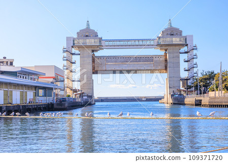 Numazu Port Large Observation Water Gate View [Shizuoka Prefecture] 109371720