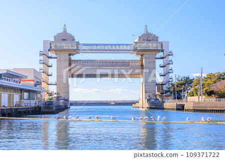 Numazu Port Large Observation Water Gate View [Shizuoka Prefecture] 109371722
