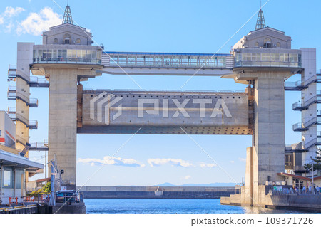 Numazu Port Large Observation Water Gate View [Shizuoka Prefecture] 109371726