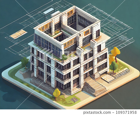 建築外觀影像(AI生成影像) 建築外觀影像(AI生成影像) 109371958