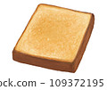 Single toast illustration (hand-drawn, realistic, photo-realistic) 109372195