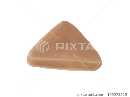 Single oden konnyaku illustration (hand-drawn, realistic, photorealistic) 109372219