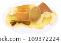 Illustration of oden on a plate (hand-drawn, realistic, photorealistic) 109372224