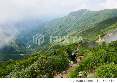 Mount Tanigawa is One of Japanese famous 100 mountains. Mount Tanigawa, Tanigawadake is a craggy, rugged mountain found on the border of Gunma and Niigata prefectures in northern Minakami. Mount Tanigawa is One of Japanese famous 100 mountains. Mount Tanigawa, Tanigawadake is a craggy, rugged mountain found on the border of Gunma and Niigata prefectures in northern Minakami. 109372712