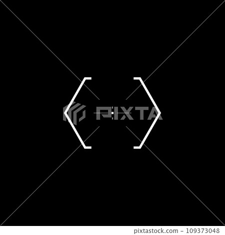 Cyberpunk style element. Futuristic cyber aim. Cyberpunk style element. Futuristic cyber aim. 109373048