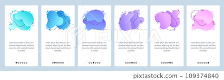 Website and mobile app onboarding screens vector template Website and mobile app onboarding screens vector template 109374840