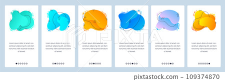 Website and mobile app onboarding screens vector template Website and mobile app onboarding screens vector template 109374870