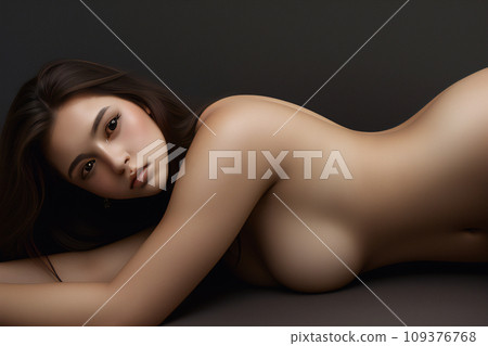 Beautiful Japanese female nude [aspect ratio 2:3] [AI generated image] 109376768