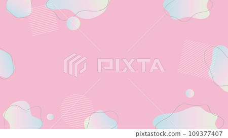 彩色漸層抽象液體形狀向量插圖集 彩色漸層抽象液體形狀向量插圖集 109377407