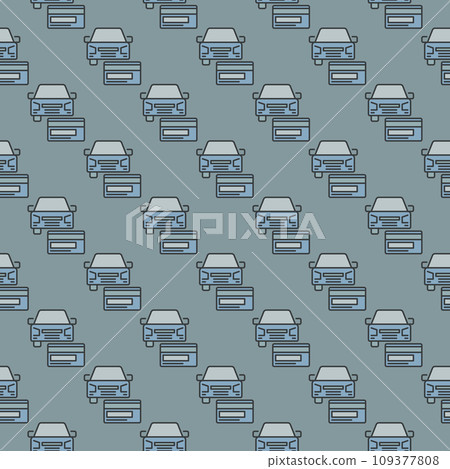 Car Sharing Payment vector colored seamless pattern Car Sharing Payment vector colored seamless pattern 109377808