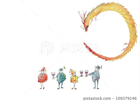 New Year's material, Year of the Dragon, Dragon's spawn 109379146