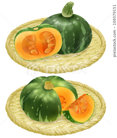 濾鍋上南瓜的插圖集 109379151