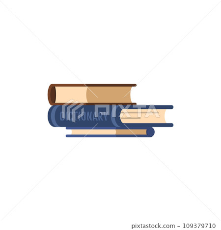 Stack of books, vector language translation literature, dictionaries and encyclopedias, library or bookstore Stack of books, vector language translation literature, dictionaries and encyclopedias, library or bookstore 109379710