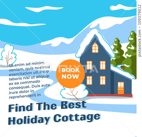 Book best holiday cottage, winter trip and rest 109379812