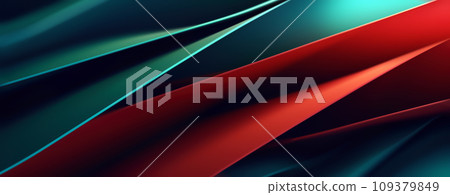 Abstract 3D Background with Diagonal Stripes of Turquoise and Red Colors Abstract 3D Background with Diagonal Stripes of Turquoise and Red Colors 109379849