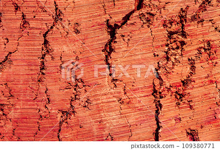 Background Natural red soil in my backyard 109380771