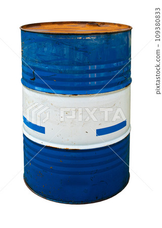 old metal barrel old metal barrel 109380833