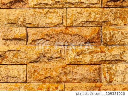 Background Sandstone patterned walls in my house. Background Sandstone patterned walls in my house. 109381020