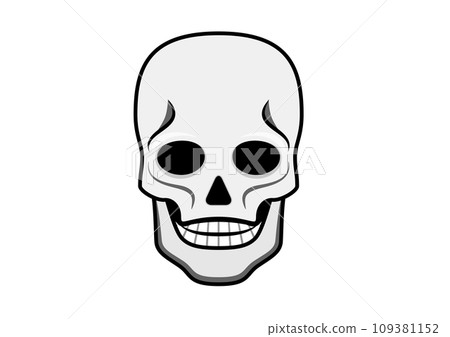 Skull icon. Simple skull illustration. 109381152