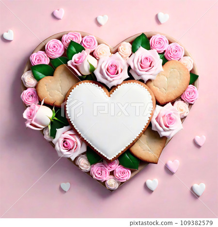 Beautiful card for Valentine's day. Beautiful card for Valentine's day. 109382579