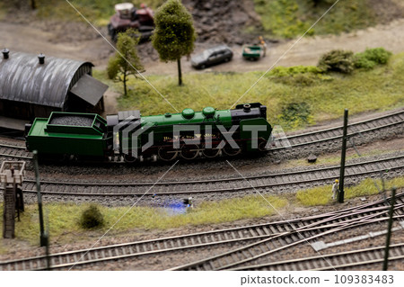 Miniature model train Miniature model train 109383483