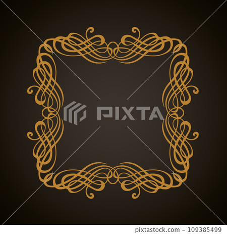 Vignette. Vector drawing 109385499