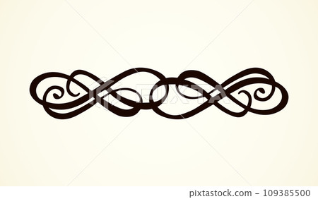 Vignette. Vector drawing 109385500