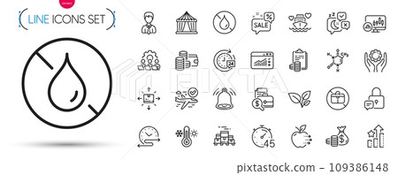 Pack of Time schedule, Circus tent and Honeymoon cruise line icons. Include Web traffic, Confirmed flight, Sleep pictogram icons. Wallet, Accounting, Timer signs. Cardboard box, No handbagLock. Vector Pack of Time schedule, Circus tent and Honeymoon cruise line icons. Include Web traffic, Confirmed flight, Sleep pictogram icons. Wallet, Accounting, Timer signs. Cardboard box, No handbagLock. Vector 109386148