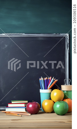 Background Featuring School Supplies 109386516