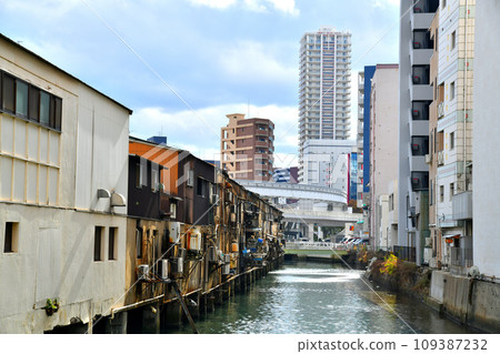 丹賀大橋/從神岳川眺望平和大橋（福岡縣北九州市） [2023.12] 109387232