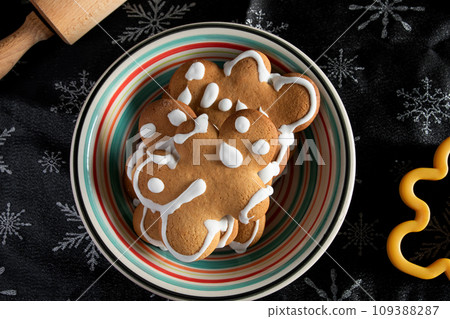 Homemade gingerbread cookies Saint Nicholas 109388287