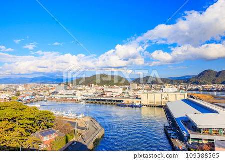 Numazu Fish Market seen from the Numazu Port Large Observation Water Gate “View” 109388565