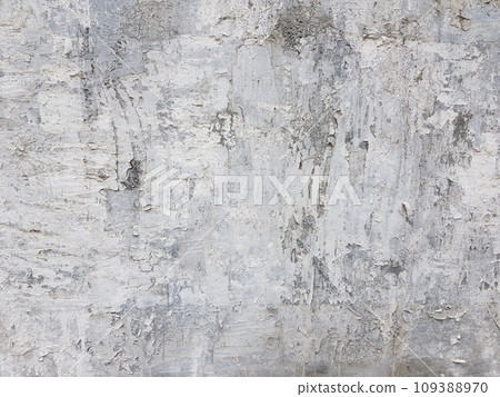 Abstract light grey grunge decorative stucco wall background 109388970