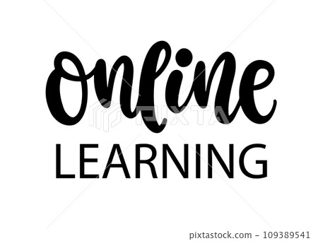Online Learning Distance Education Lettering Online Learning Distance Education Lettering 109389541
