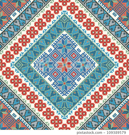 Georgian embroidery pattern 65 109389579