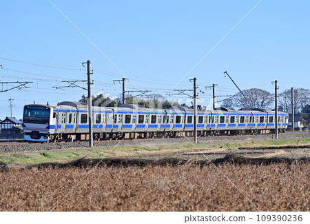 Joban Line Akatsuka-Uchihara JR East E531 series K475 formation (Katsuta) Joban Line Akatsuka-Uchihara JR East E531 series K475 formation (Katsuta) 109390236