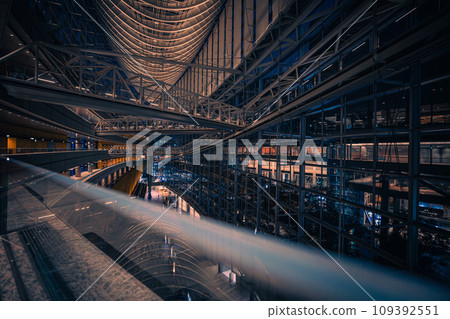 Night view of modern buildings in the city Night view of modern buildings in the city 109392551