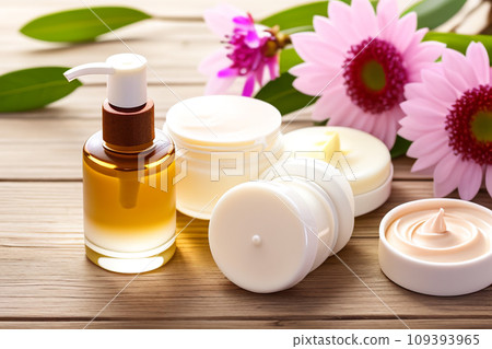 A set of handmade natural cosmetics. 109393965